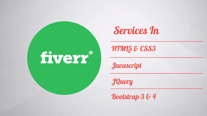 Be your front end developer and designer by Amnaatif1 | Fiverr