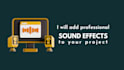 add sound effects to your project