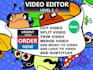 add titles, add transition, add text, add captions, subtitle to video, editor