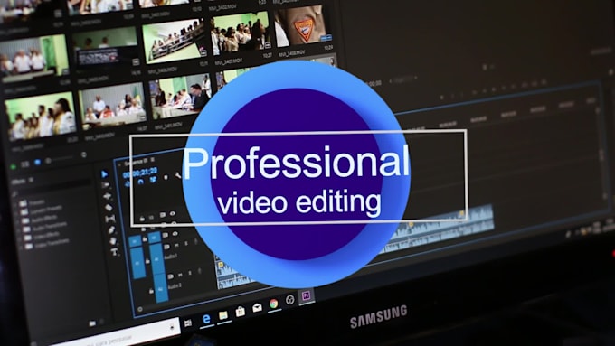 edit a professional video