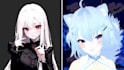 high quality 3d vrchat, anime, furry vtuber, vroid model