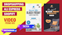 do tiktok video ads, instagram videos for dropshipping