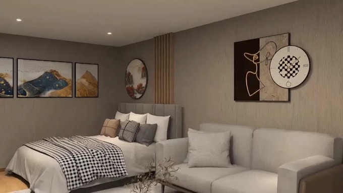 make an interior walkthrough animation for apartments