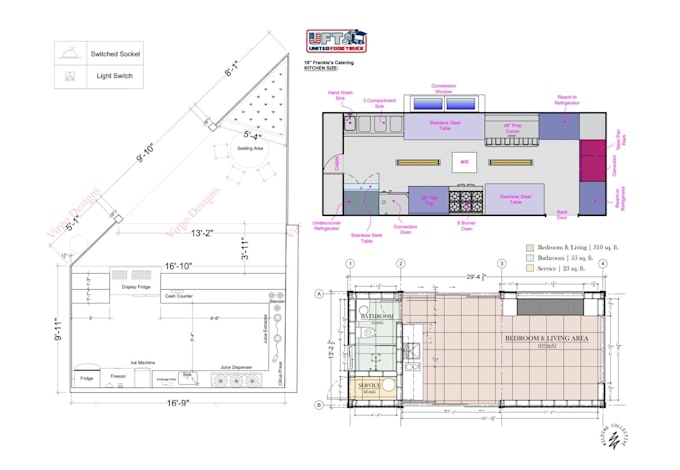 do cad drawing of floor plan, 2d and 3d layouts, on autocad