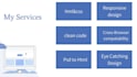 be front end web developer and responsive web designer