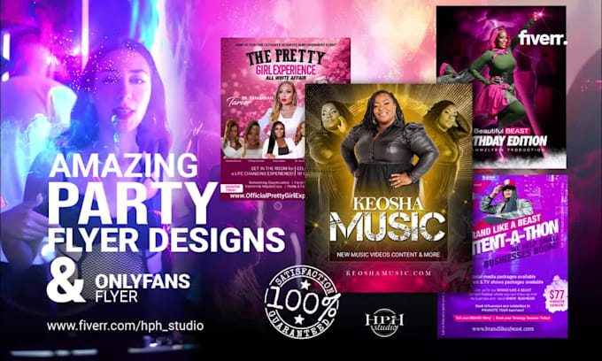 do amazing party flyers and onlyfans banner