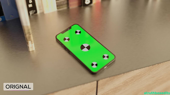 do screen replacement with reflections and motion tracking