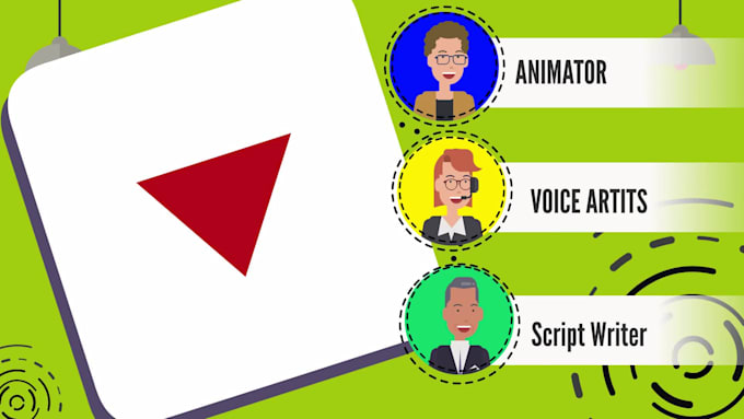 create 2d animated explainer video or whiteboard video
