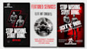 animate motion flyers for gym, fitness, yoga and sports