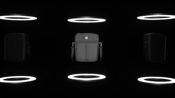 create 3d bag design 3d bag animation video launching video kickstarter product