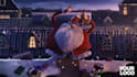 make a funny santa stuck on the roof merry christmas video