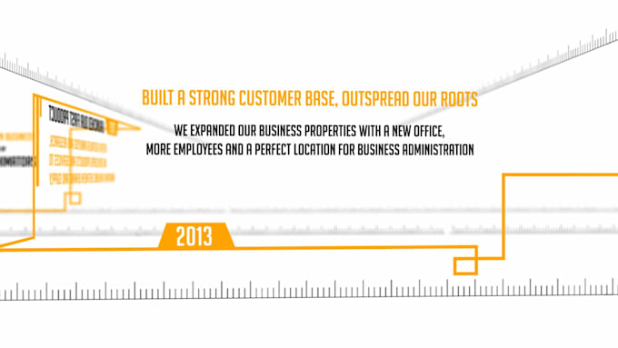 create a timeline video for your company