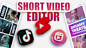 edit catchy short form videos with custom captions