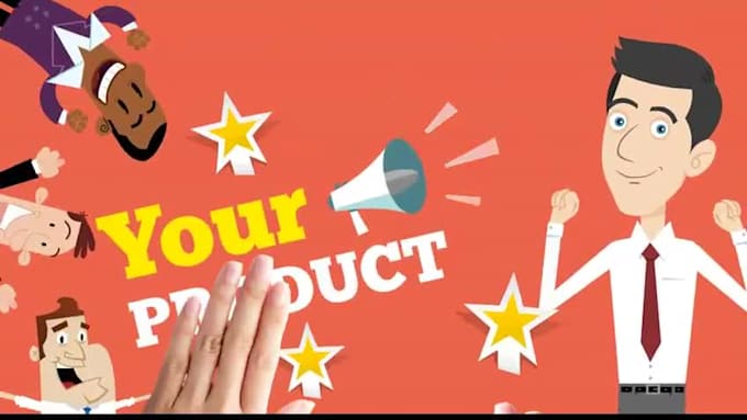 create a 2d animated promotional video for your business