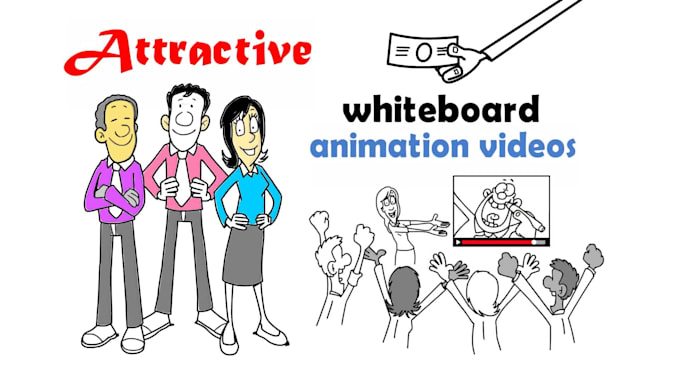 create whiteboard animation explainer video with voiceover