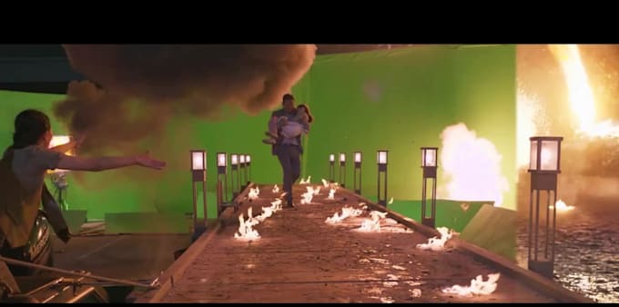 do vfx fire effect compositing, fire explosion, special effect, video editing