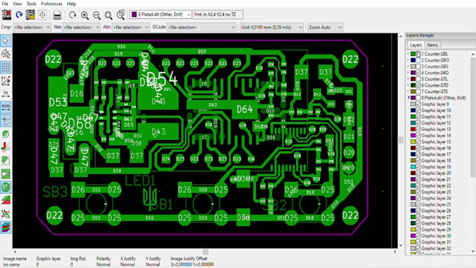 make pcb design and pcb layout for your project