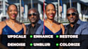 fix flaws, upscale resolution, restore, enhance your images or logo