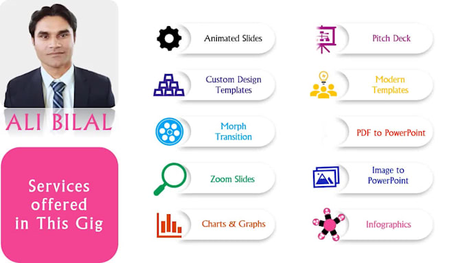 design modern, professional and morph presentation