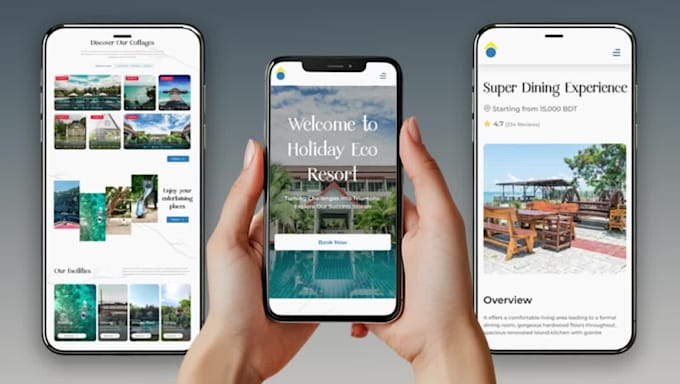 design a mobile app uiux for android and ios using figma
