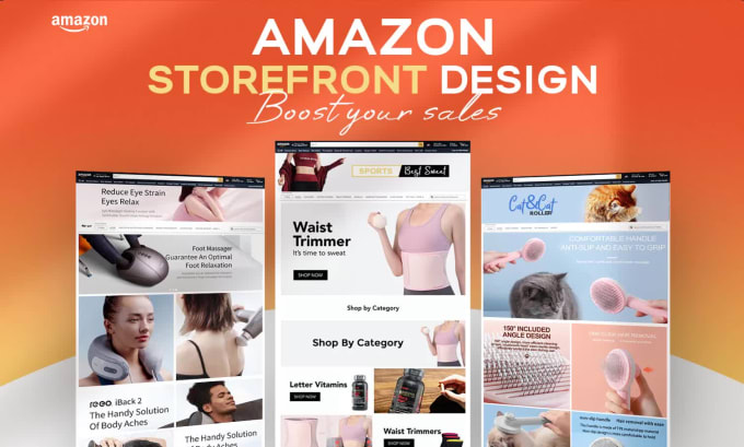 Do amazon brand store and storefront design by Aguanou | Fiverr