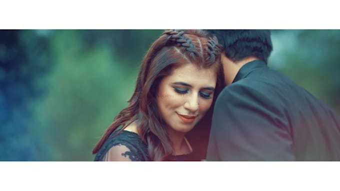 edit a cinematic couple shoot video or highlight reel