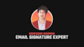 develop editable html email signature for gmail outlook or any
