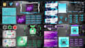 design a twitch overlay, animated stream package