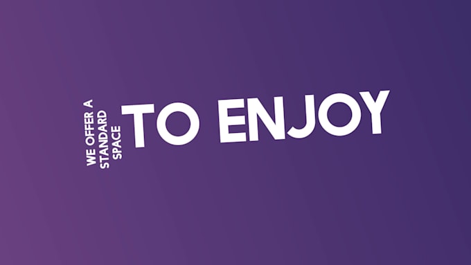 use your text to create typography video