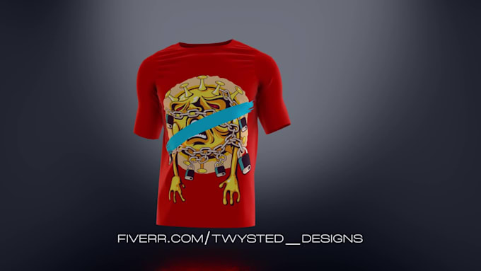 make your tshirt 3d video mockup, or all clothing in image