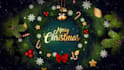 create a beautiful merry christmas video