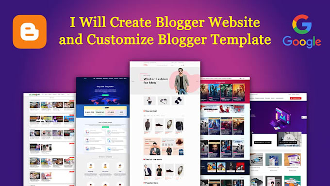 Install and customize your blogger template by Sujanm20 | Fiverr