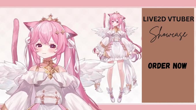 draw and rig live2d model, 2d vtuber model, 2d vtuber avatar, vtuber rigging