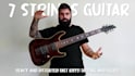record heavy 7 strings guitar for your song