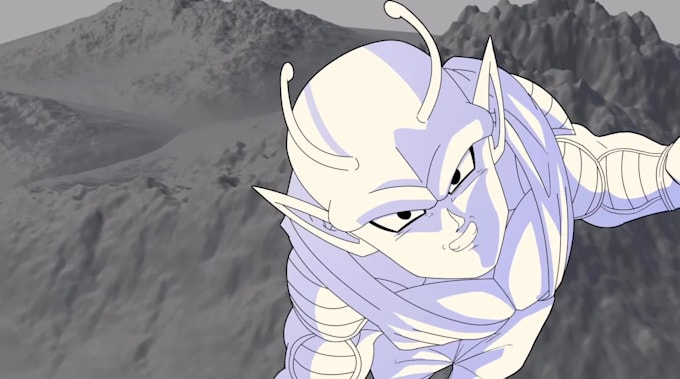 handdrawn 2d traditional animation, frame by frame 2d animation, 2d anime series