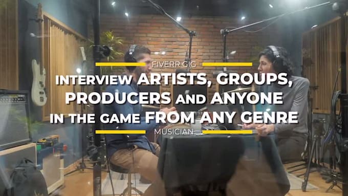interview an artist or band on a mainstream music blog