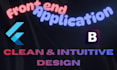 develop a clean website or mobile app frontend