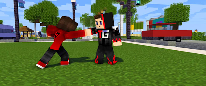 create minecraft 3d animation