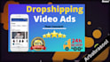 create shopify facebook video ad for dropshipping products
