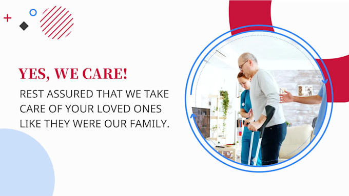 make custom elderly care, senior citizen, home care promo video