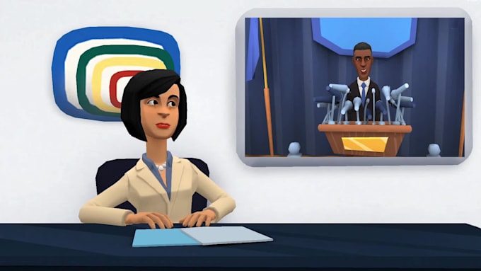 create 3d cartoon character animation