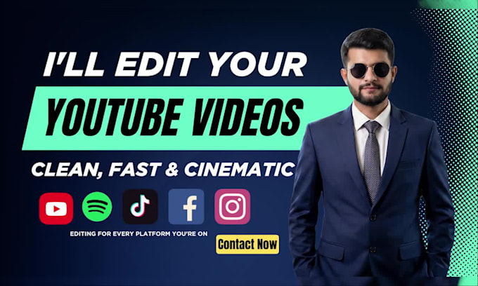 do professional youtube and social media video editing