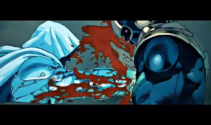 create a comic motion for you from the scratch