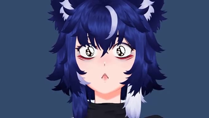 design and rig live2d vtuber model 2d anime vtuber live 2d vtuber model 2d vtube