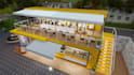 design shipping container tiny house, cafe and retail store