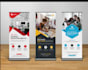 design a rollup banner, pop up, event banner, banner ads