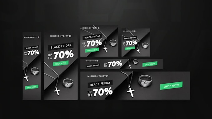 design modern google ads banner and display ads
