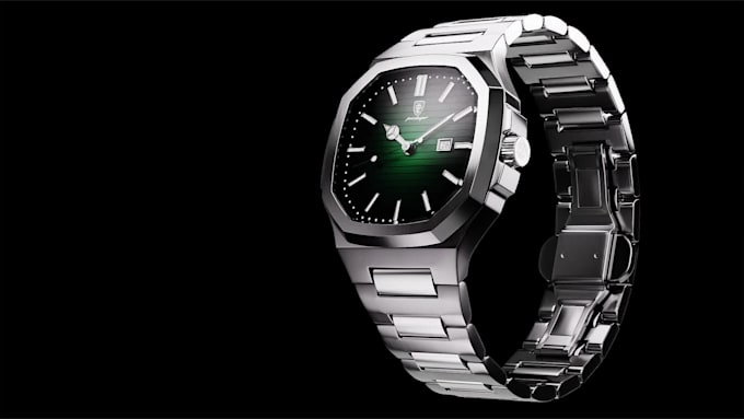 create professional 3d watch modeling and rendering services