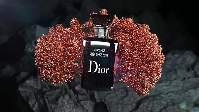 create high end perfume bottle animation, ai perfume video