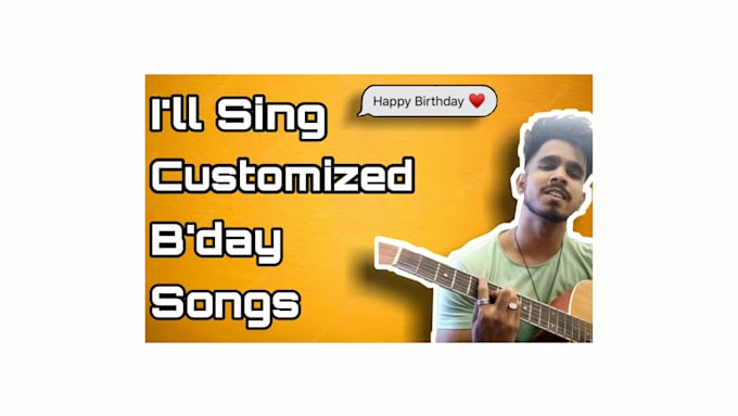 sing a customized birthday song